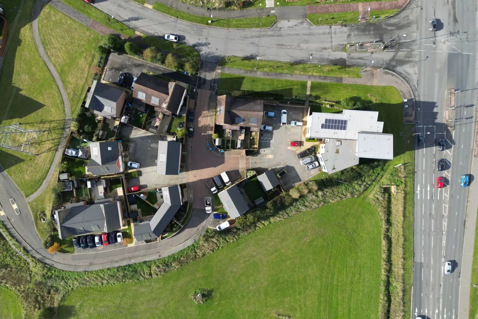 Residential neighbourhood in Aylesbury, England